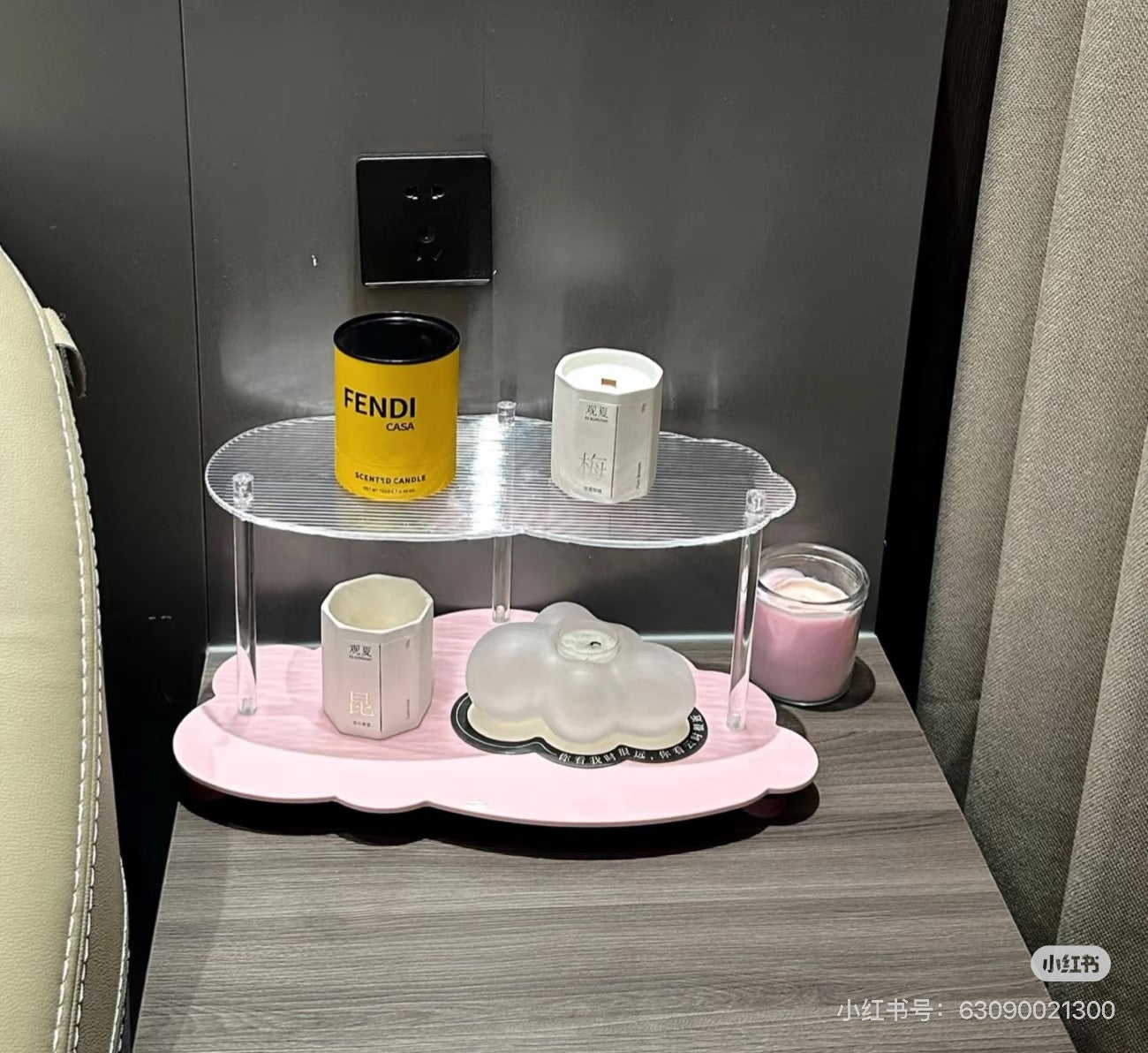 云朵收纳架化妆品杯子收纳