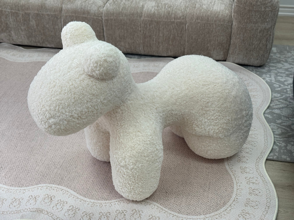 pony chair 大号奶白羊羔绒