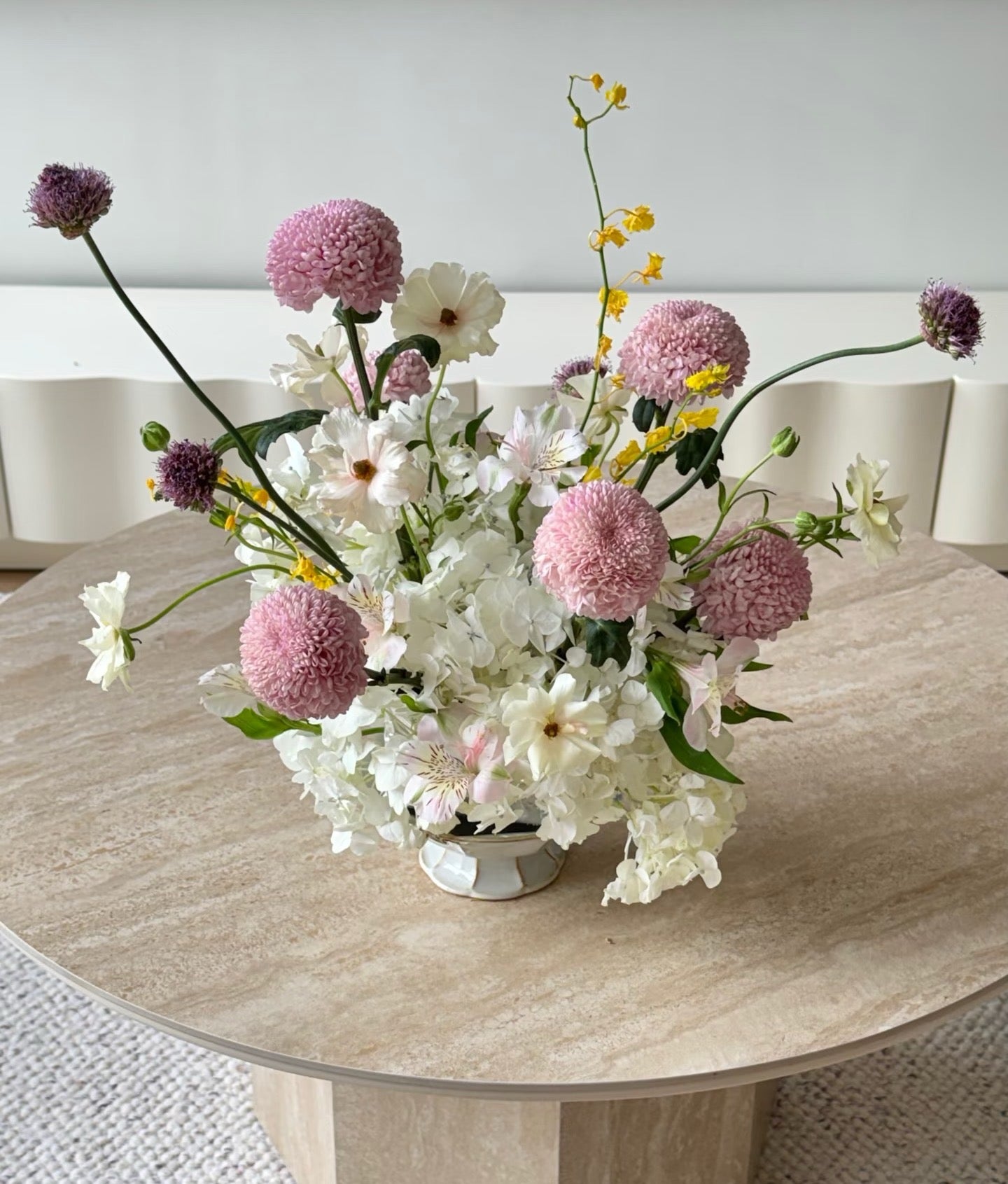 Korean style table flower