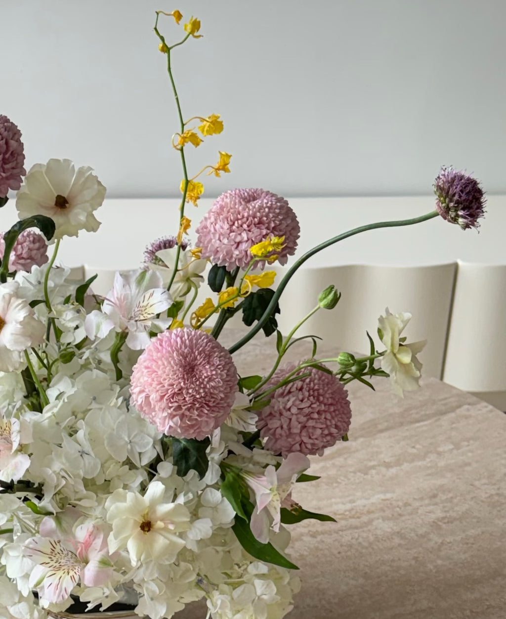 Korean style table flower