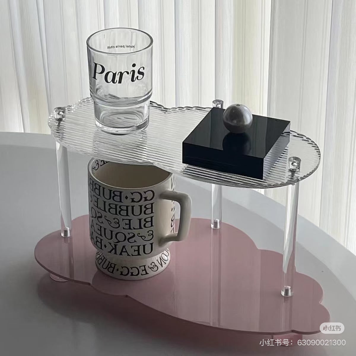 云朵收纳架化妆品杯子收纳